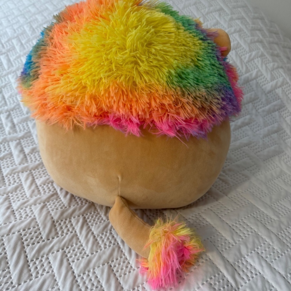 Squishmallows KellyToys Large Rainbow Lion Cuddle Sensory Soft Stuffed A… - Picture 2 of 5